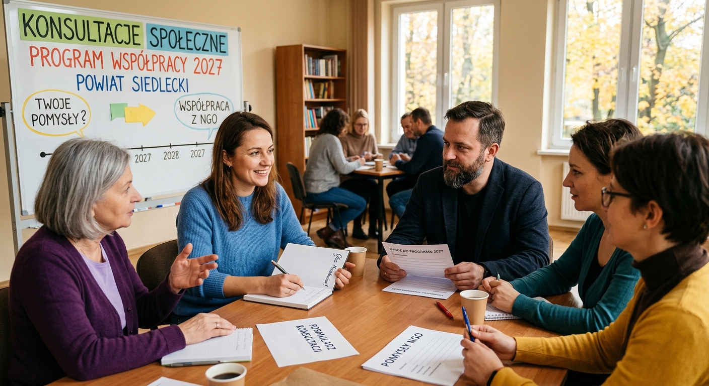Program Współpracy z NGO na 2027. Powiat siedlecki czeka na Wasz głos!